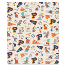 Load image into Gallery viewer, NEW-Peanuts® Athletic Club Two-Sided Throw Blanket, 50x60