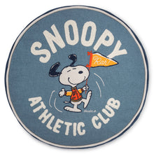 Load image into Gallery viewer, NEW-Peanuts® Snoopy Athletic Club Round Pillow, 15.5"