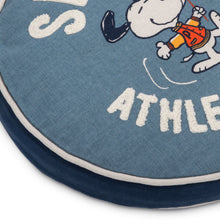 Load image into Gallery viewer, NEW-Peanuts® Snoopy Athletic Club Round Pillow, 15.5"