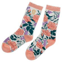 Load image into Gallery viewer, Bridgerton Colorful Floral Socks