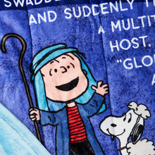 Load image into Gallery viewer, Peanuts® Linus Nativity Speech Throw Blanket, 50x60