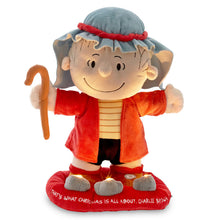 Load image into Gallery viewer, Peanuts® Linus in Shepherd Costume Plush With Sound, Motion and Light, 12"
