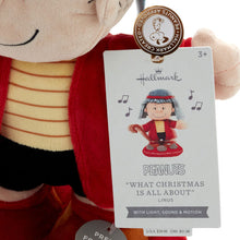 Load image into Gallery viewer, Peanuts® Linus in Shepherd Costume Plush With Sound, Motion and Light, 12"