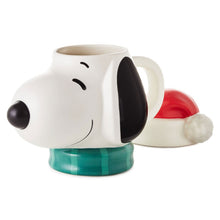 Load image into Gallery viewer, Peanuts® Santa Snoopy Musical Sculpted Mug, 23 oz
