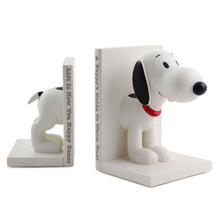Load image into Gallery viewer, NEW-Peanuts® Sculpted Snoopy Bookends, Set of 2