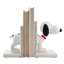 Load image into Gallery viewer, NEW-Peanuts® Sculpted Snoopy Bookends, Set of 2