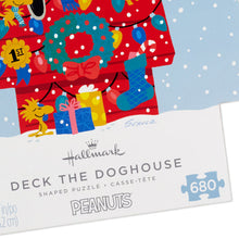 Load image into Gallery viewer, Peanuts® Snoopy Deck the Doghouse 680-Piece Die-Cut Jigsaw Puzzle