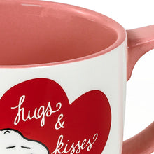Load image into Gallery viewer, NEW-Peanuts Snoopy Hugs and Kisses Soup Mug