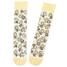 Load image into Gallery viewer, Peanuts Woodstock Collage Novelty Crew Socks