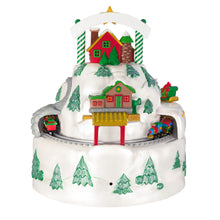 Load image into Gallery viewer, North Pole Village Tabletop Decoration With Light, Sound and Motion