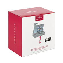 Load image into Gallery viewer, Star Wars: A New Hope™ Luke Skywalker's X-Wing Starfighter™ Ornament and Stocking Hanger Set With Light and Sound