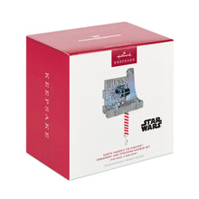 Load image into Gallery viewer, Star Wars: A New Hope™ Darth Vader's TIE Fighter™ Ornament and Stocking Hanger Set With Light and Sound,