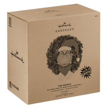 Load image into Gallery viewer, Dr. Seuss's How the Grinch Stole Christmas!™ The Grinch Wreath With Light, Sound and Motion, 24”