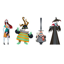 Load image into Gallery viewer, Disney Tim Burton's The Nightmare Before Christmas Citizens of Halloween Town Ornaments, Set of 4