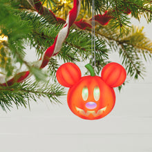 Load image into Gallery viewer, Disney Mickey Mouse Mysterious Mickey Jack-o'-Lantern Ornament With Light