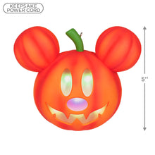 Load image into Gallery viewer, Disney Mickey Mouse Mysterious Mickey Jack-o'-Lantern Ornament With Light
