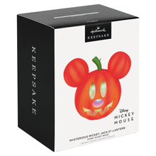 Load image into Gallery viewer, Disney Mickey Mouse Mysterious Mickey Jack-o'-Lantern Ornament With Light