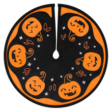 Load image into Gallery viewer, Mini Halloween Time Fabric Tree Skirt, 12"