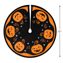 Load image into Gallery viewer, Mini Halloween Time Fabric Tree Skirt, 12"