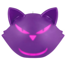 Load image into Gallery viewer, Halloween Cat-itude Ornament With Light and Sound