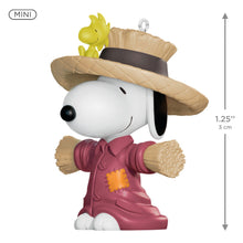 Load image into Gallery viewer, Mini The Peanuts® Gang Scarecrow Snoopy Ornament, 1.25"