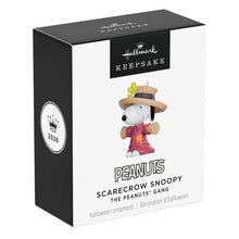Load image into Gallery viewer, Mini The Peanuts® Gang Scarecrow Snoopy Ornament, 1.25"