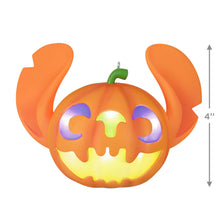 Load image into Gallery viewer, Disney Lilo & Stitch Spooky Stitch Jack-o'-Lantern Ornament With Light