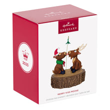 Load image into Gallery viewer, Merry Kiss-Moose Musical Ornament With Motion