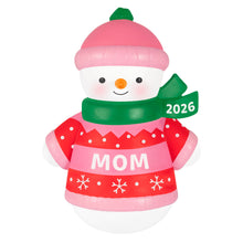 Load image into Gallery viewer, Mom Snowman 2026 Ornament