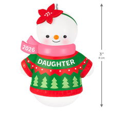 Load image into Gallery viewer, Daughter Snowman 2026 Ornament