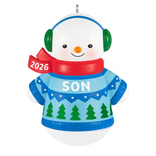 Load image into Gallery viewer, Son Snowman 2026 Ornament