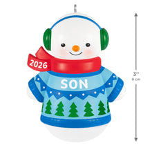 Load image into Gallery viewer, Son Snowman 2026 Ornament
