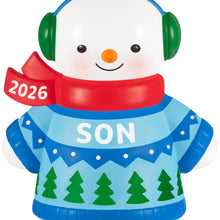 Load image into Gallery viewer, Son Snowman 2026 Ornament
