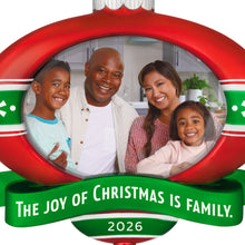 Load image into Gallery viewer, The Joy of Christmas 2026 Photo Frame Ornament