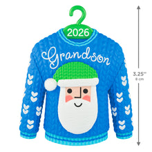 Load image into Gallery viewer, Grandson Santa Sweater 2026 Ornament