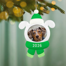 Load image into Gallery viewer, Snow Dog 2026 Photo Frame Ornament