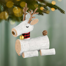 Load image into Gallery viewer, Birch Reindeer Ornament