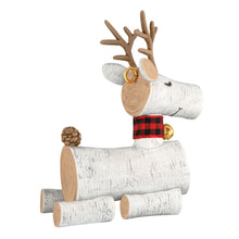 Load image into Gallery viewer, Birch Reindeer Ornament