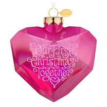 Load image into Gallery viewer, Our First Christmas Together 2026 Glass Ornament