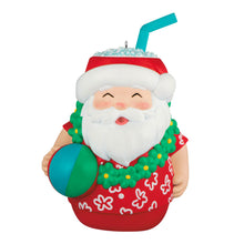 Load image into Gallery viewer, Seasons Tiki-ngs Santa Ornament