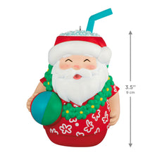 Load image into Gallery viewer, Seasons Tiki-ngs Santa Ornament