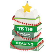 Load image into Gallery viewer, Light Holiday Reading Ornament