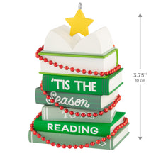 Load image into Gallery viewer, Light Holiday Reading Ornament