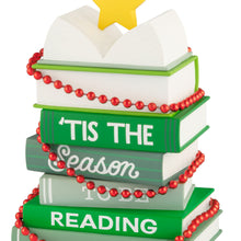 Load image into Gallery viewer, Light Holiday Reading Ornament