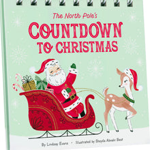 Load image into Gallery viewer, The North Pole's Countdown to Christmas Ornaments and Book Set