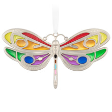 Load image into Gallery viewer, Rainbow Dragonfly Keepsake Ornament