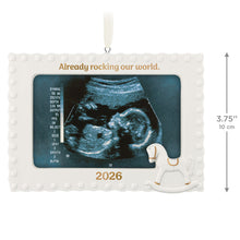 Load image into Gallery viewer, Rocking Horse Photo Frame Keepsake Ornament