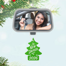Load image into Gallery viewer, New Driver Car Mirror Photo Frame Keepsake Ornament