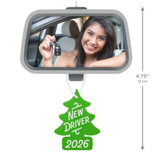Load image into Gallery viewer, New Driver Car Mirror Photo Frame Keepsake Ornament