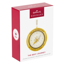 Load image into Gallery viewer, Best Journey Gold Compass Keepsake Ornament